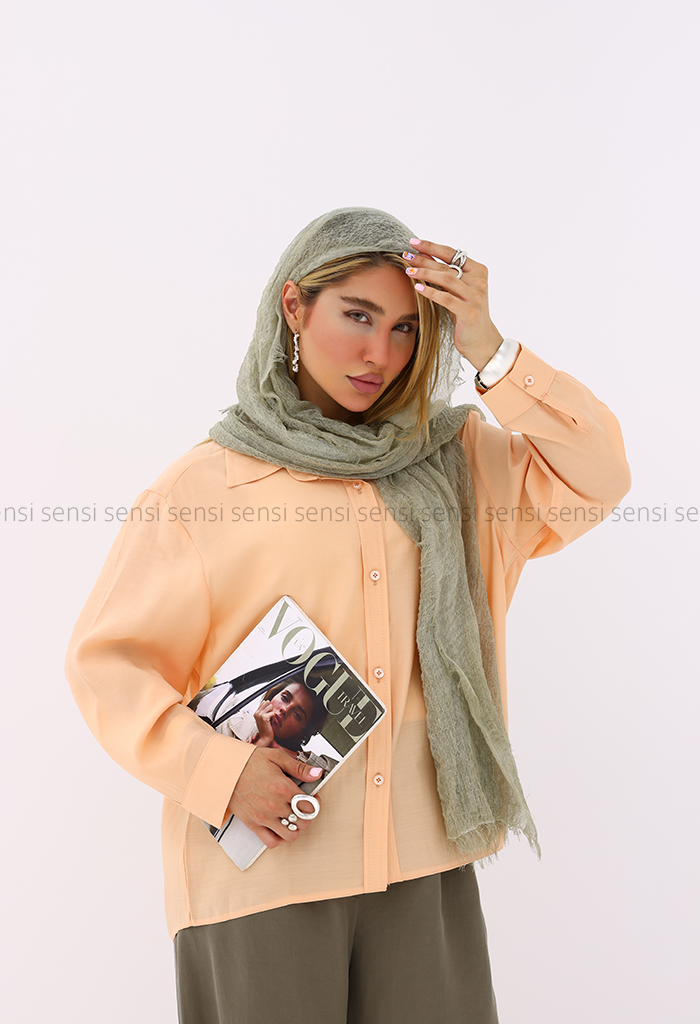 شومیز زنانه پری پشت پیله کد1006287